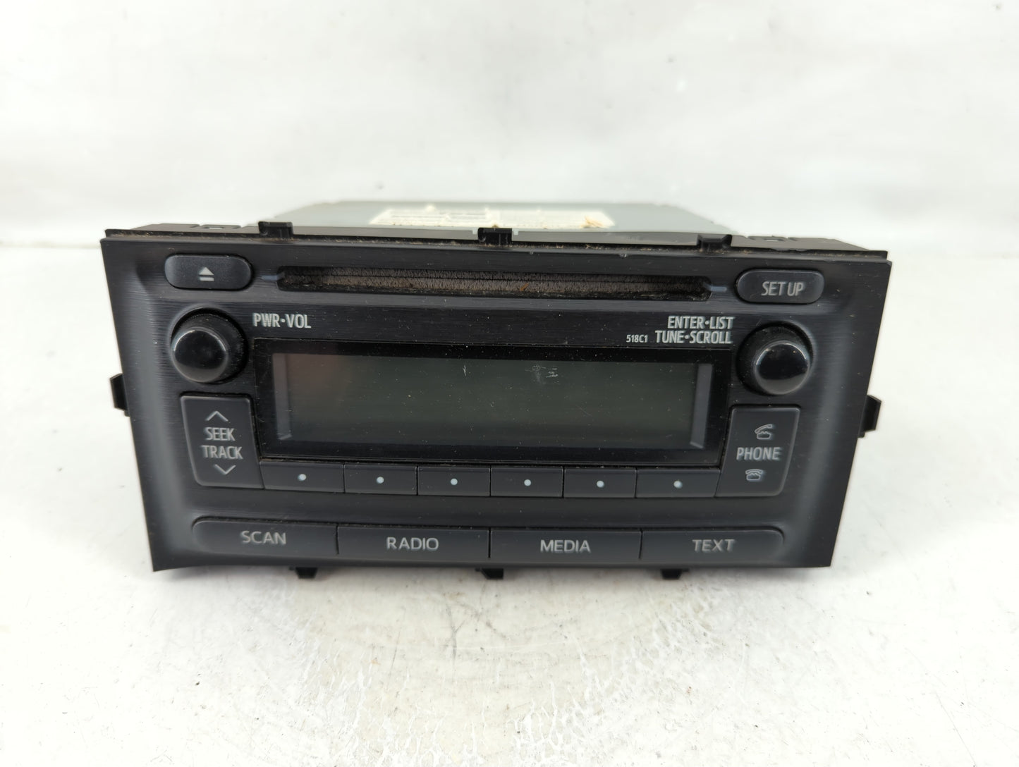2012-2014 Toyota Prius Radio AM FM Cd Player Receiver Replacement P/N:86120-52D10 Fits Fits 2012 2013 2014 OEM Used Auto Par