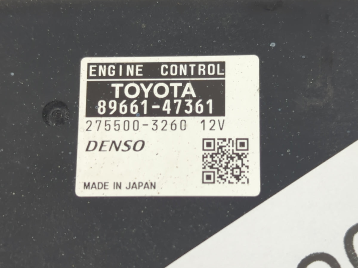 2012-2013 Toyota Prius PCM Engine Control Computer ECU ECM PCU OEM P/N:89661-47361 Fits 2012 2013 OEM Used Auto Parts - Oemu