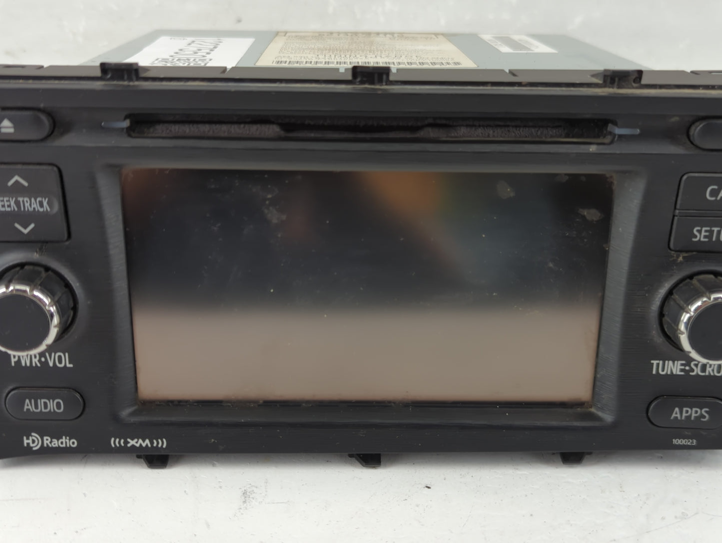 2012-2014 Toyota Prius Radio AM FM Cd Player Receiver Replacement P/N:86140-52110 Fits Fits 2012 2013 2014 OEM Used Auto Par