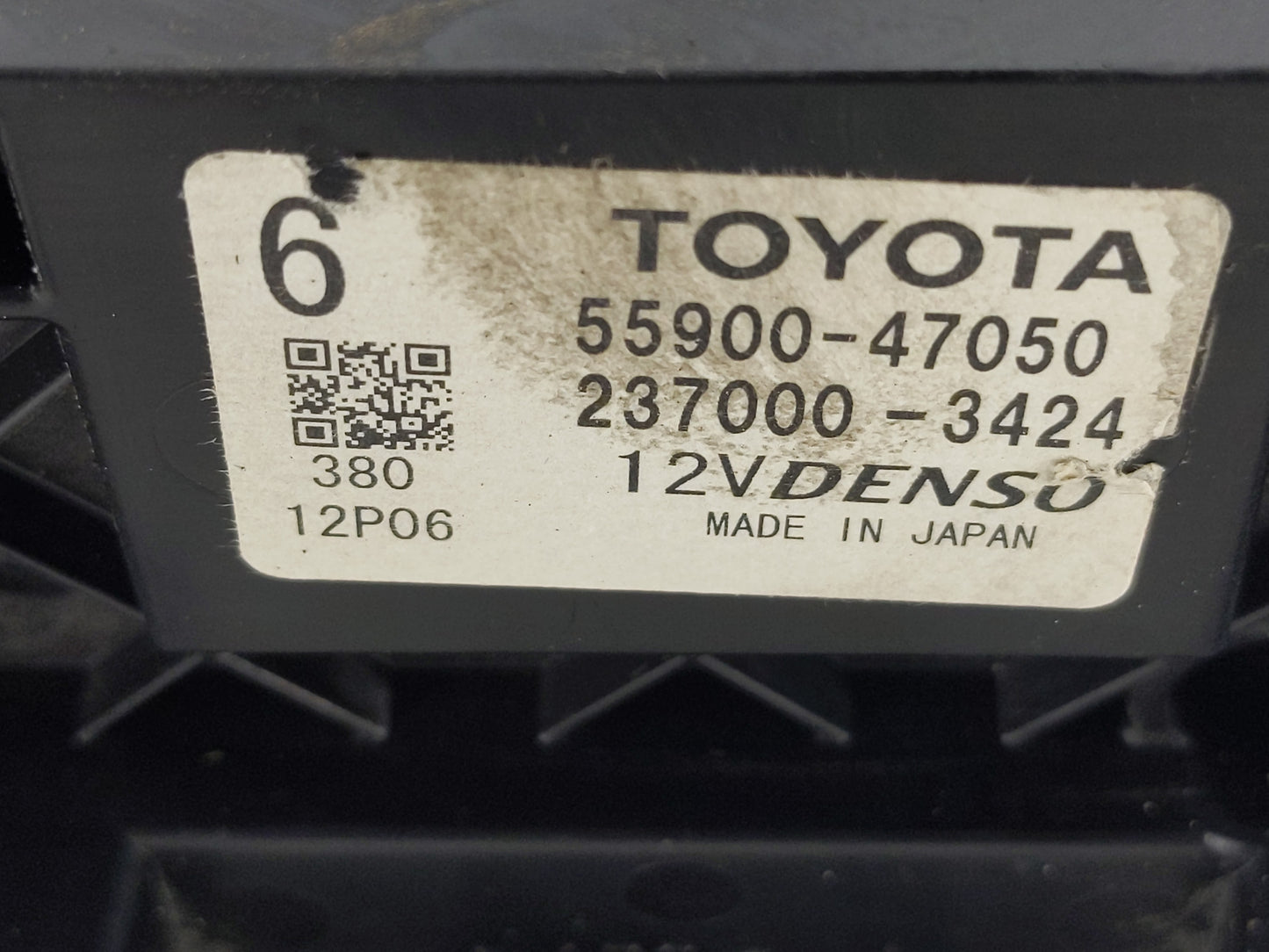 2013-2015 Toyota Prius Climate Control Module Temperature AC/Heater Replacement P/N:237000-3424 55900-47050 Fits OEM Used Au