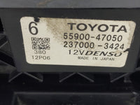 2013-2015 Toyota Prius Climate Control Module Temperature AC/Heater Replacement P/N:237000-3424 55900-47050 Fits OEM Used Au