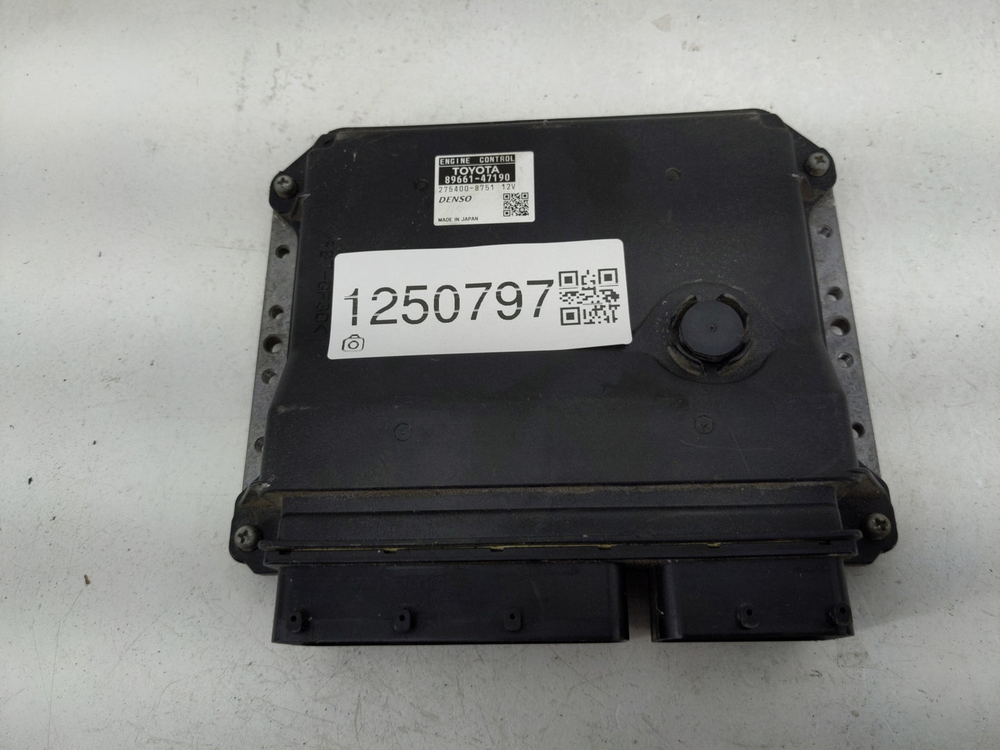 2012-2013 Toyota Prius PCM Engine Control Computer ECU ECM PCU OEM P/N:275400-8751 89661-47190 Fits Fits 2012 2013 OEM Used 