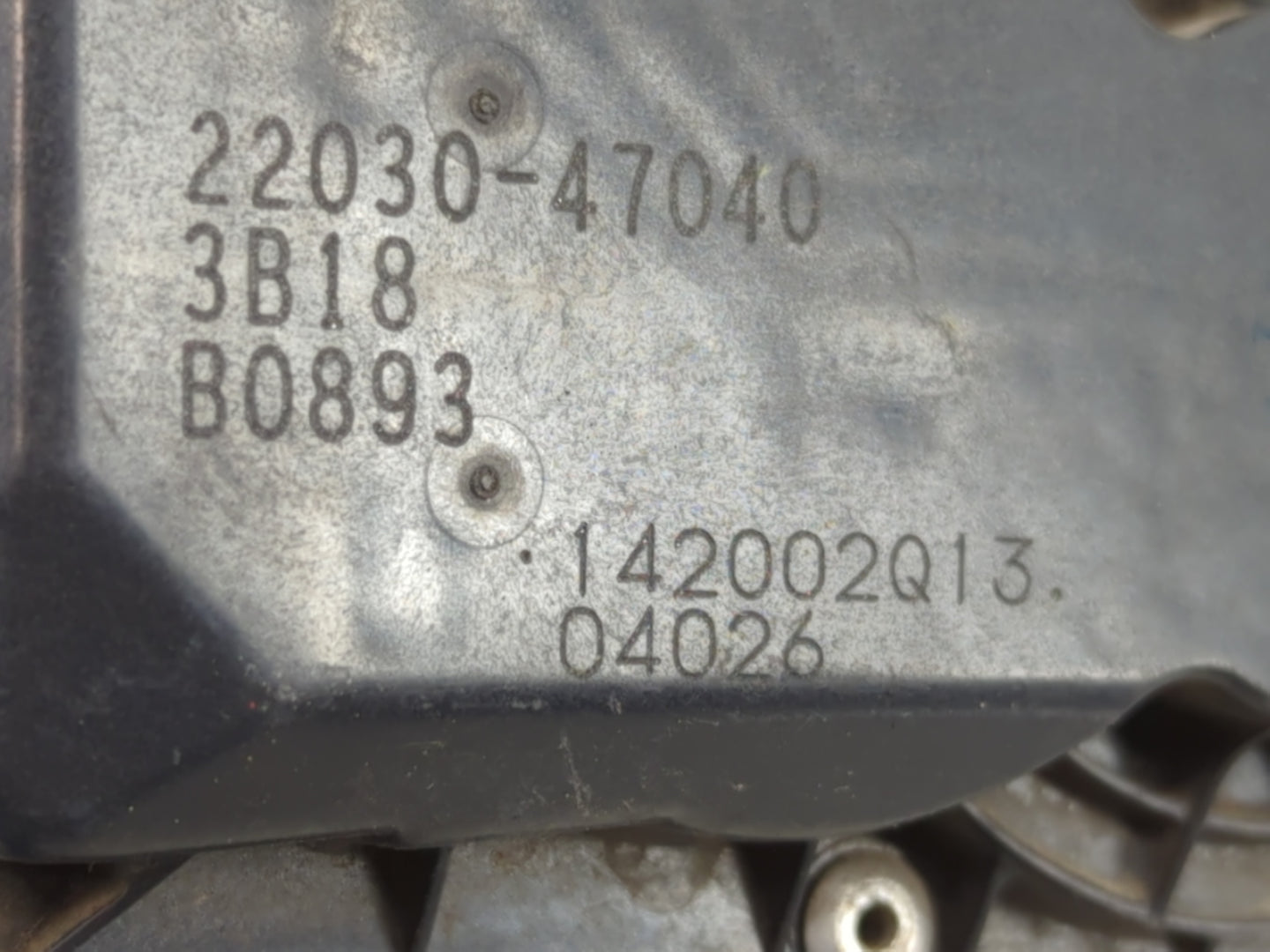2012-2019 Toyota Prius Throttle Body P/N:22030-47040 Fits Fits 2012 2013 2014 2015 2016 2017 2018 2019 OEM Used Auto Parts -