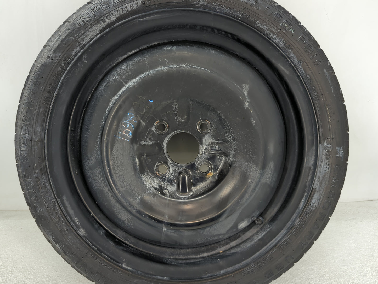 Toyota Prius Spare Donut Tire Wheel Rim Oem - Oemusedautoparts1.com