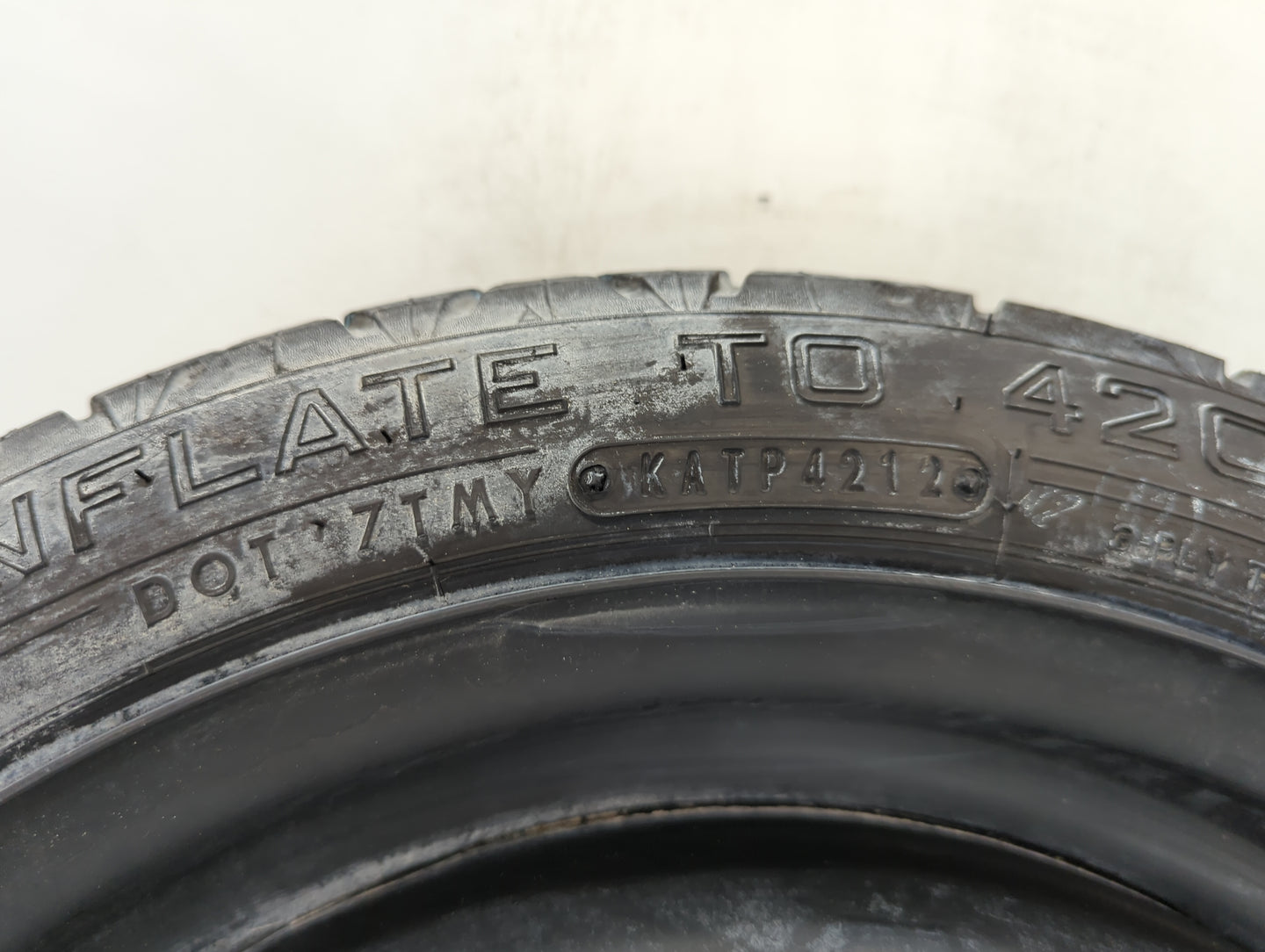 Toyota Prius Spare Donut Tire Wheel Rim Oem - Oemusedautoparts1.com