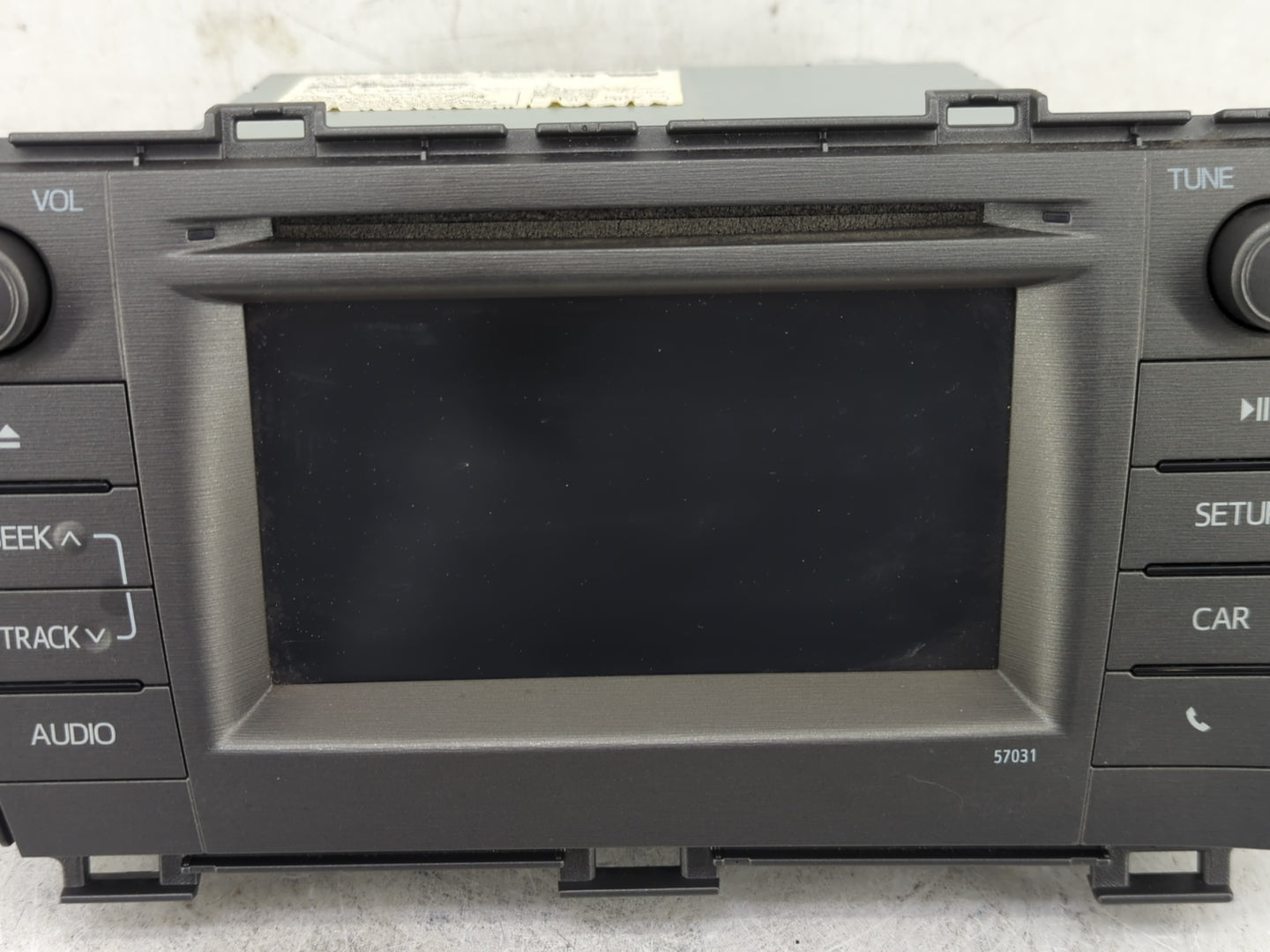 2012-2015 Toyota Prius Radio AM FM Cd Player Receiver Replacement P/N:86140-47050 Fits Fits 2012 2013 2014 2015 OEM Used Aut