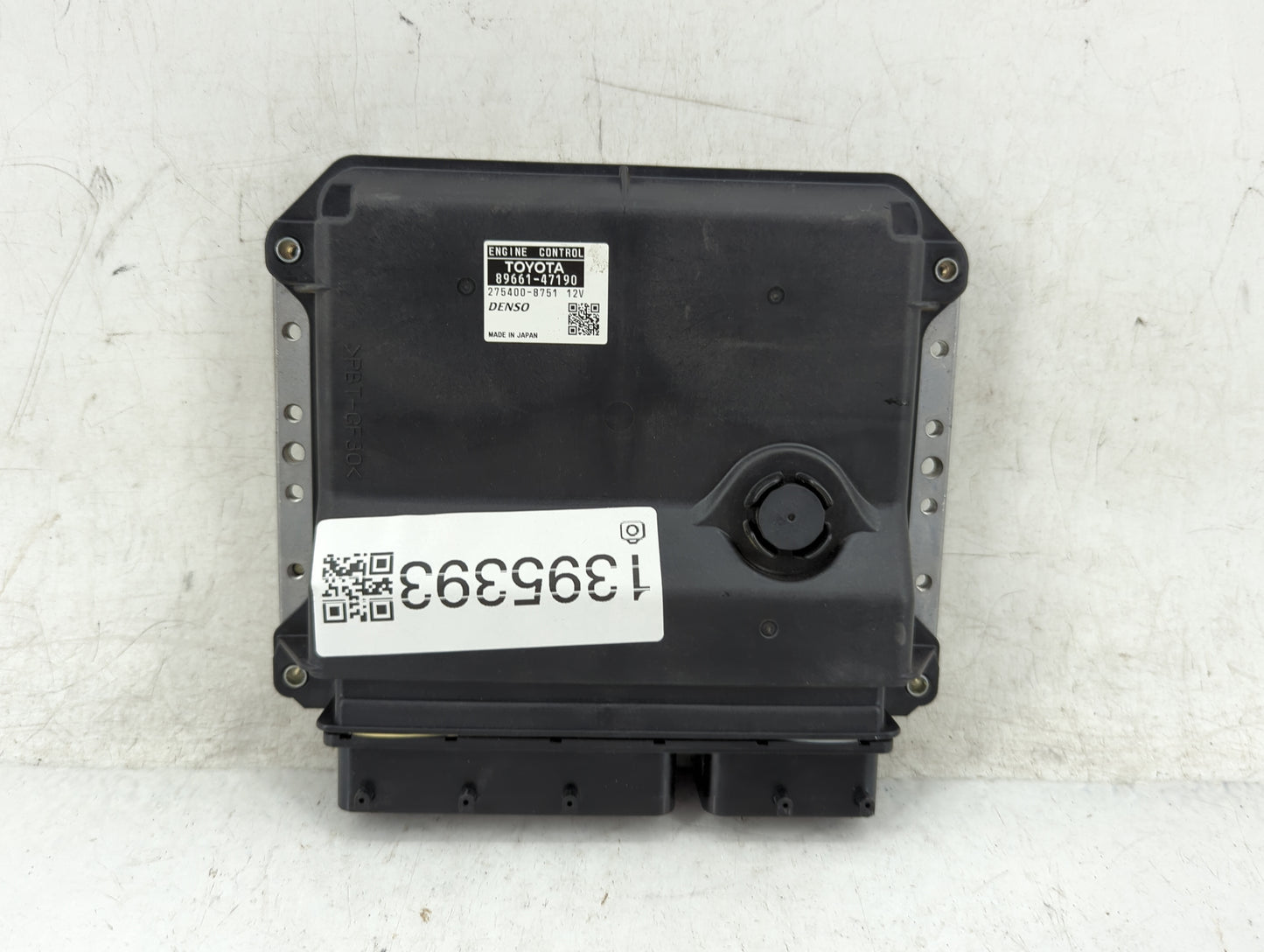 2012-2013 Toyota Prius PCM Engine Control Computer ECU ECM PCU OEM P/N:89661-47190 Fits Fits 2012 2013 OEM Used Auto Parts -