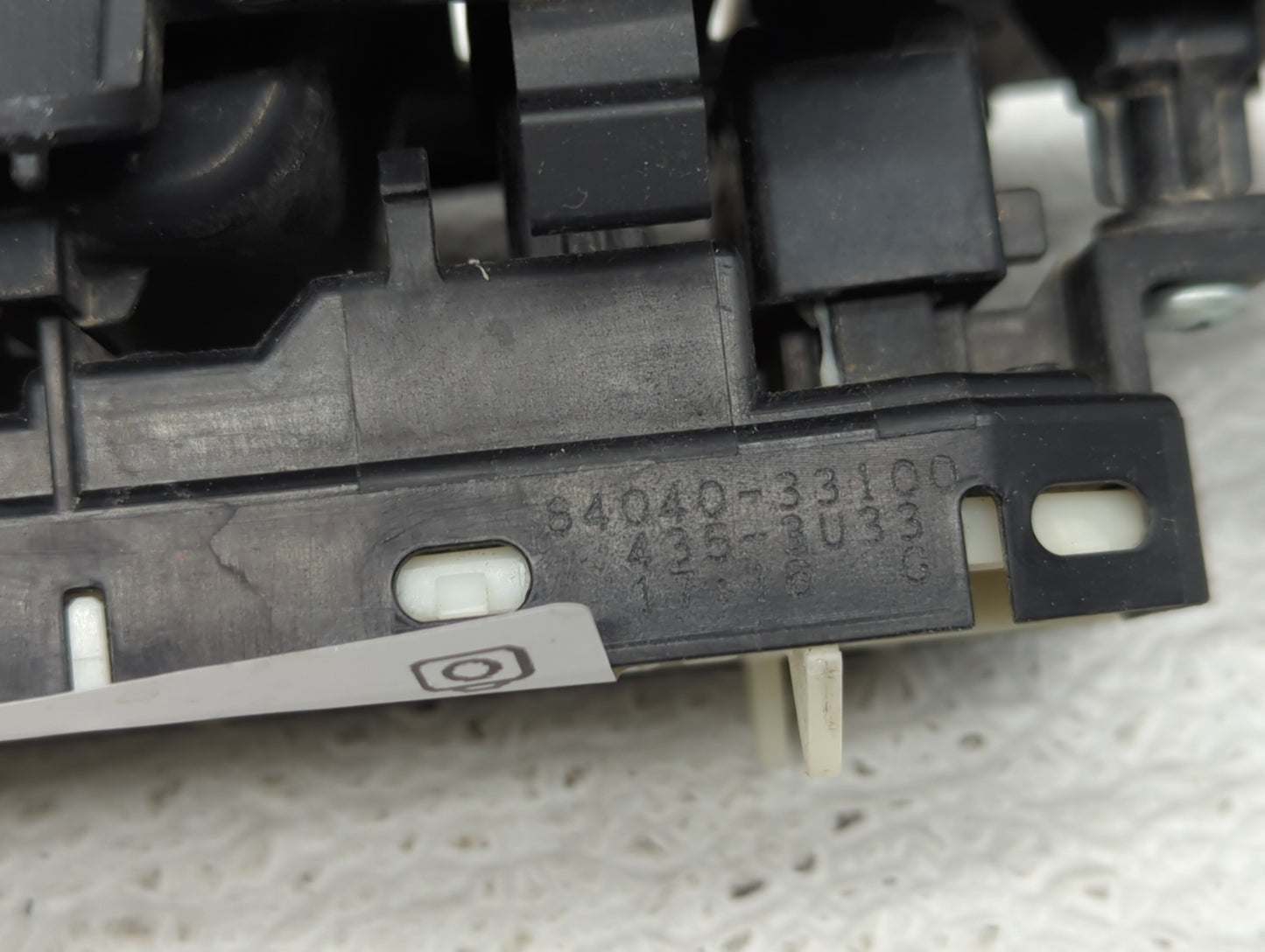2010-2014 Toyota Prius Master Power Window Switch Replacement Driver Side Left P/N:84040-33100 Fits OEM Used Auto Parts - Oe