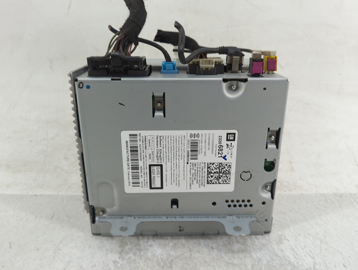 2012-2013 Toyota Prius Radio AM FM Cd Player Receiver Replacement P/N:23206821 Fits Fits 2012 2013 OEM Used Auto Parts - Oem