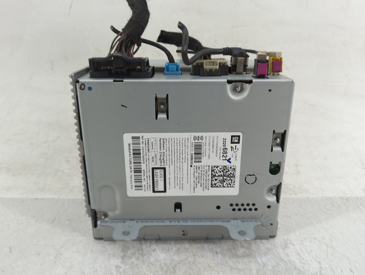 2012-2013 Toyota Prius Radio AM FM Cd Player Receiver Replacement P/N:23206821 Fits Fits 2012 2013 OEM Used Auto Parts - Oem