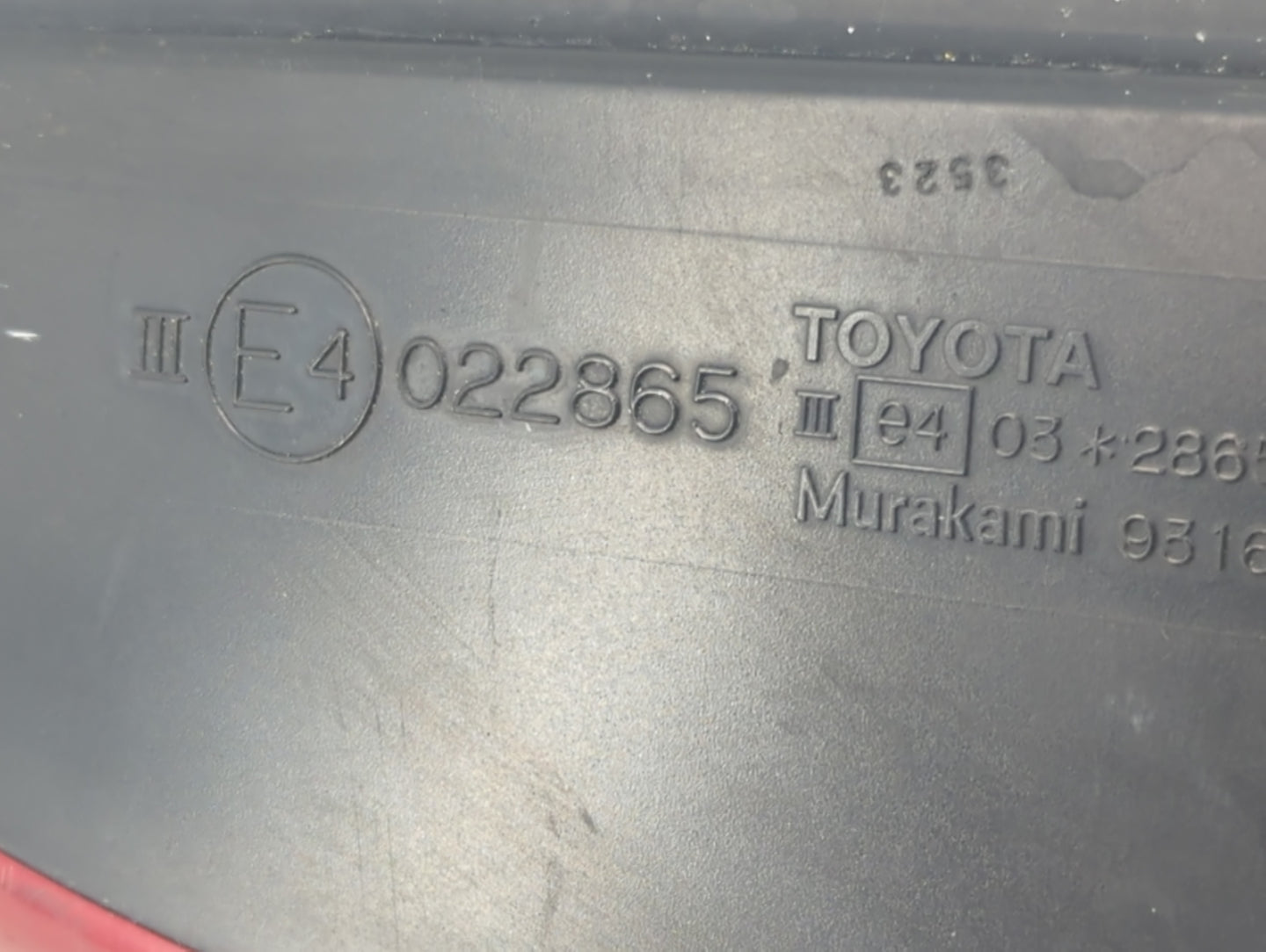 2010-2015 Toyota Prius Driver Side View Mirror - Left Door Mirror OEM Used - Oemusedautoparts1.com