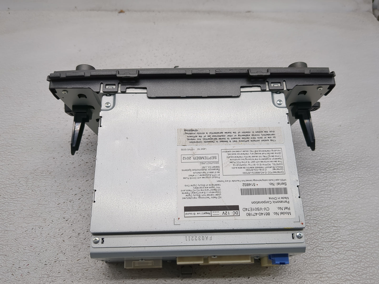 2012-2015 Toyota Prius Radio AM FM Cd Player Receiver Replacement P/N:86140-47180 Fits Fits 2012 2013 2014 2015 OEM Used Aut