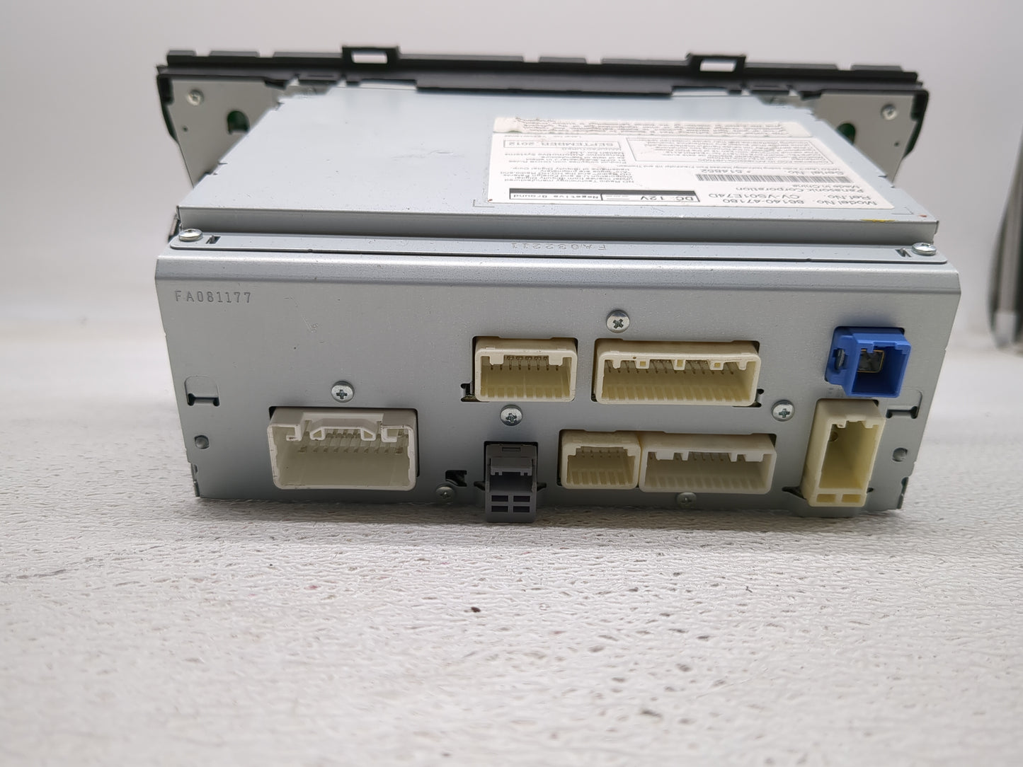 2012-2015 Toyota Prius Radio AM FM Cd Player Receiver Replacement P/N:86140-47180 Fits Fits 2012 2013 2014 2015 OEM Used Aut