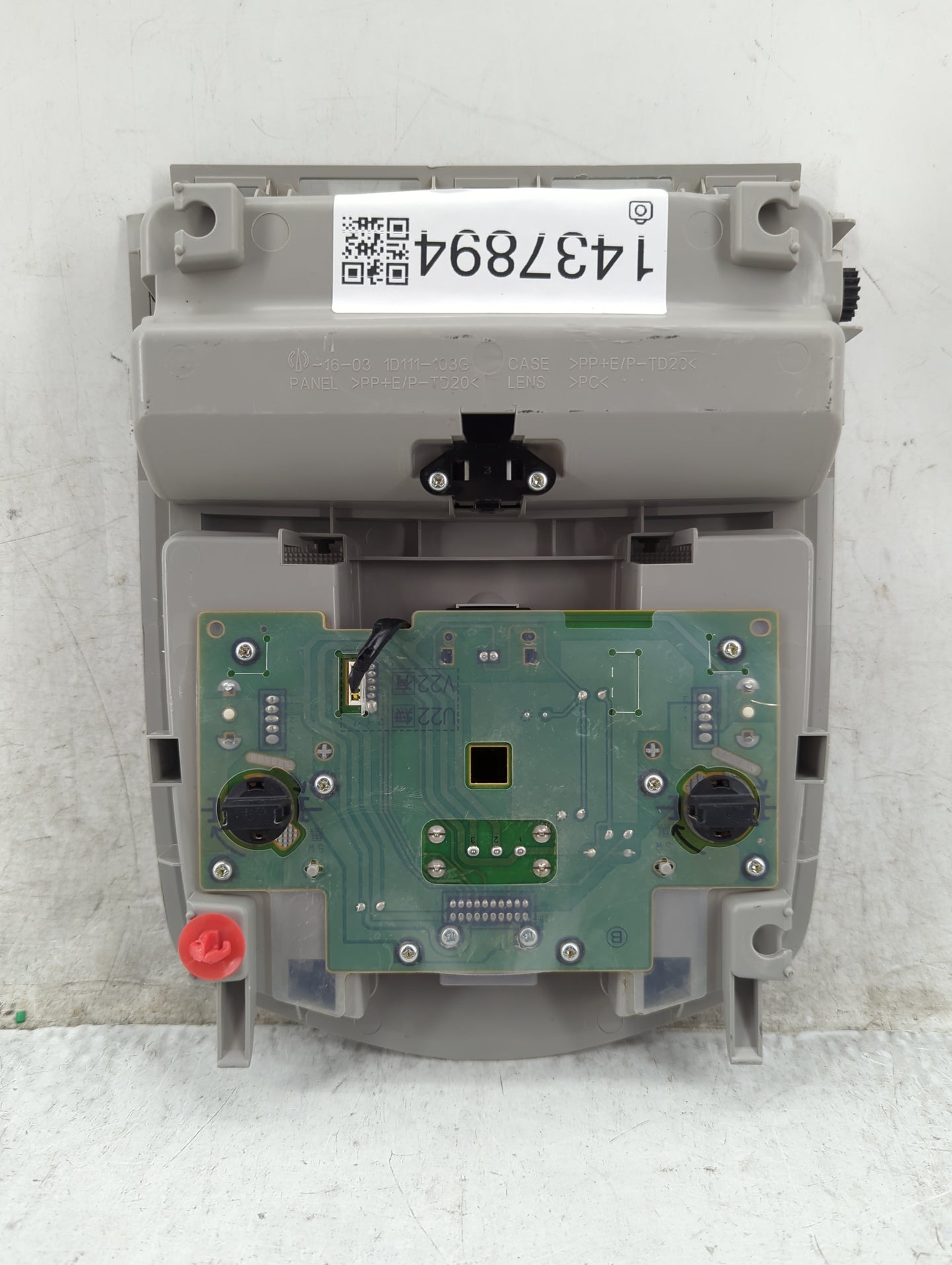 2013 Toyota Prius Overhead Roof Console - Oemusedautoparts1.com