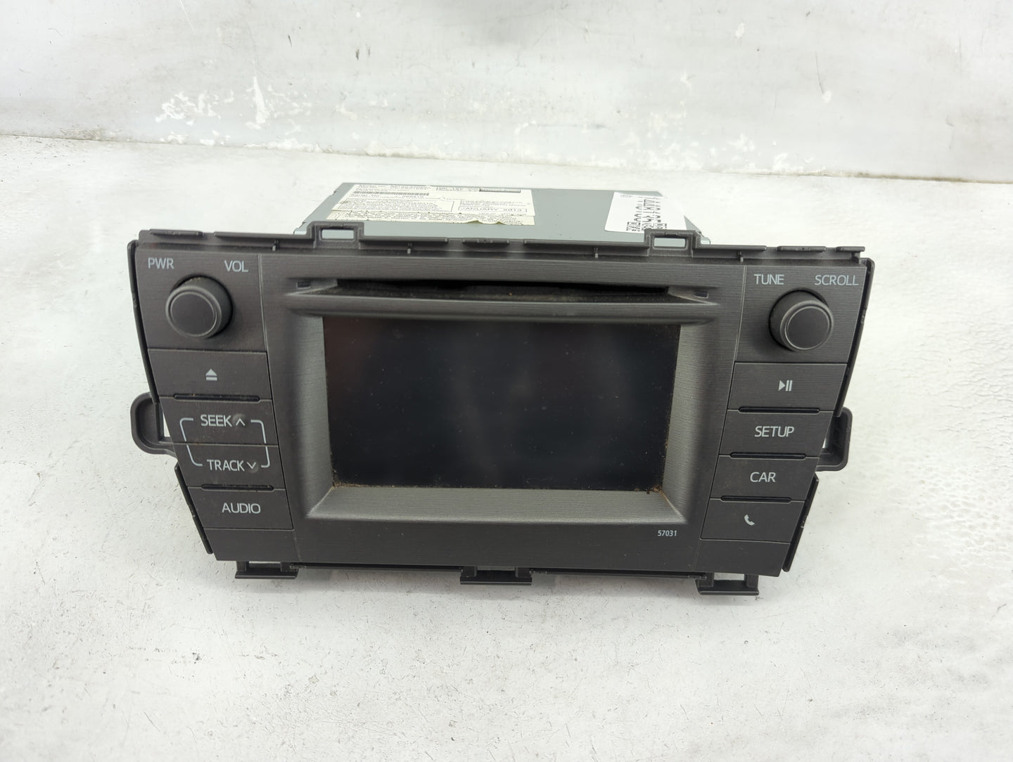 2012-2015 Toyota Prius Radio AM FM Cd Player Receiver Replacement P/N:86140-47050 CV-VS01E64D Fits Fits 2012 2013 2014 2015 