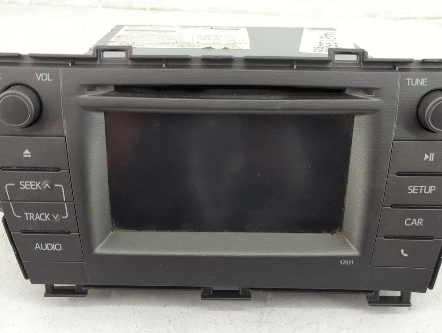 2012-2015 Toyota Prius Radio AM FM Cd Player Receiver Replacement P/N:86140-47050 CV-VS01E64D Fits Fits 2012 2013 2014 2015 