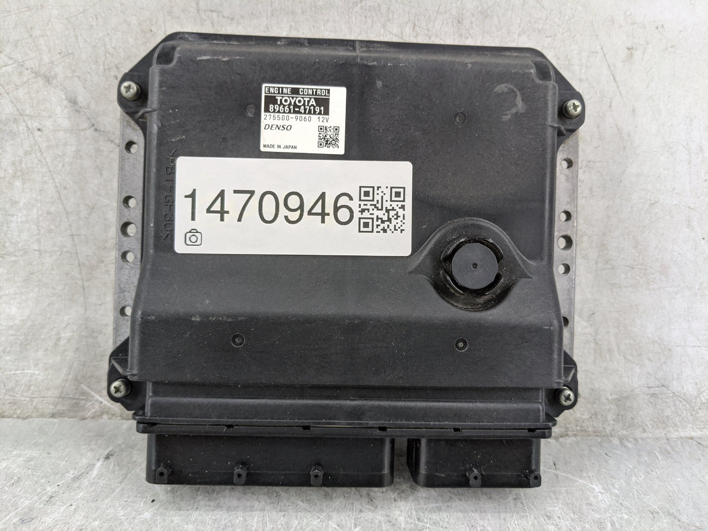 2012-2013 Toyota Prius PCM Engine Control Computer ECU ECM PCU OEM P/N:89661-47191 275500-9060 Fits Fits 2012 2013 OEM Used 
