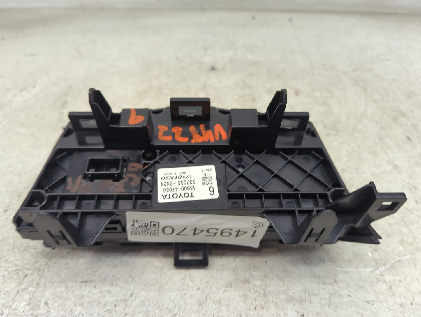2012-2013 Toyota Prius Climate Control Module Temperature AC/Heater Replacement P/N:55900-47050 237000-3424 Fits Fits 2012 2