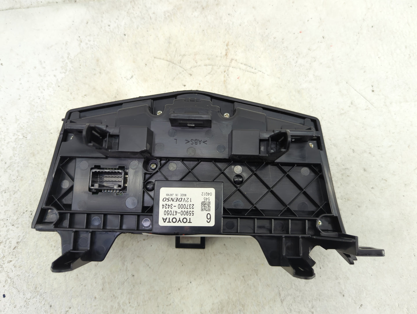 2012-2013 Toyota Prius Climate Control Module Temperature AC/Heater Replacement P/N:55900-47050 237000-3424 Fits Fits 2012 2