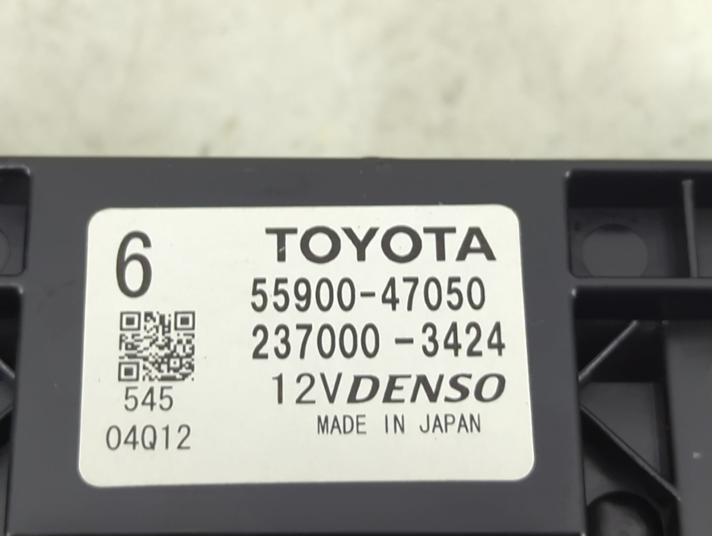 2012-2013 Toyota Prius Climate Control Module Temperature AC/Heater Replacement P/N:55900-47050 237000-3424 Fits Fits 2012 2