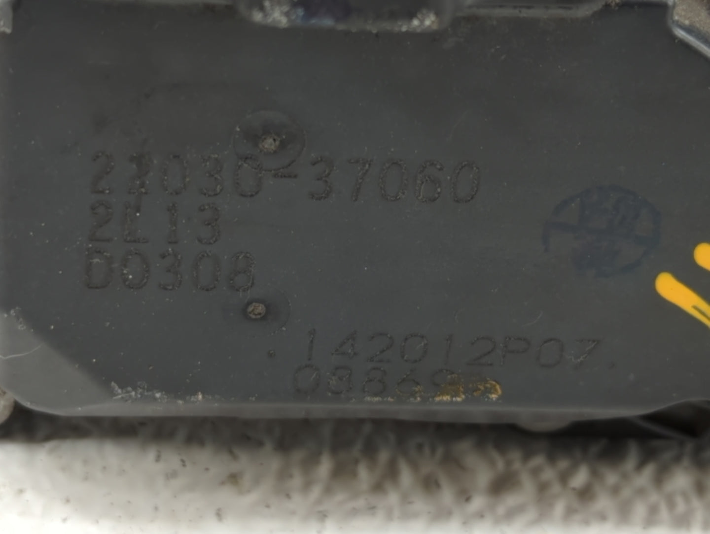 2010-2018 Toyota Prius Throttle Body P/N:22030-37060 Fits Fits 2010 2011 2012 2013 2014 2015 2016 2017 2018 OEM Used Auto Pa