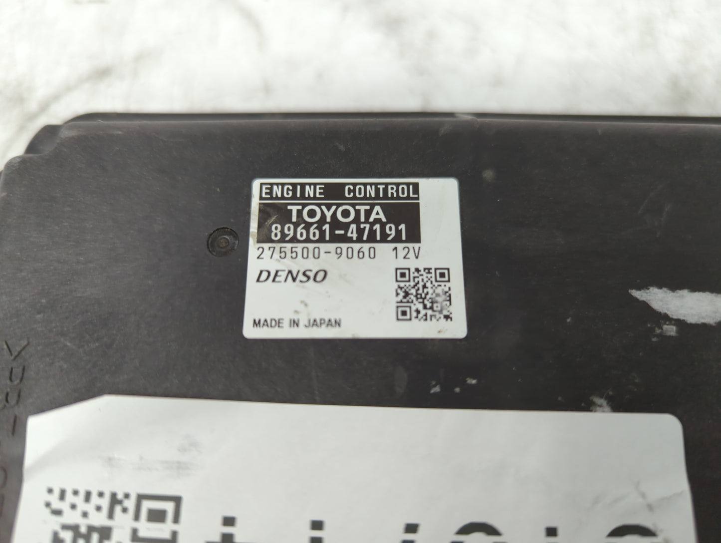 2012-2013 Toyota Prius PCM Engine Control Computer ECU ECM PCU OEM P/N:89661-47191 89661-47190 Fits Fits 2012 2013 OEM Used 