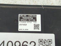 2012-2013 Toyota Prius PCM Engine Control Computer ECU ECM PCU OEM P/N:89661-47191 89661-47190 Fits Fits 2012 2013 OEM Used 