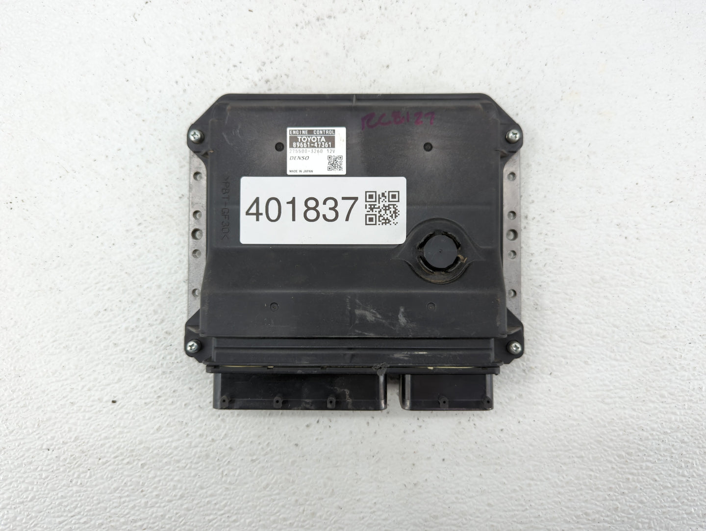 2012-2013 Toyota Prius PCM Engine Control Computer ECU ECM PCU OEM P/N:89661-47361 Fits Fits 2012 2013 OEM Used Auto Parts -