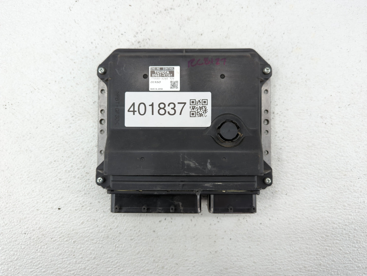 2012-2013 Toyota Prius PCM Engine Control Computer ECU ECM PCU OEM P/N:89661-47361 Fits Fits 2012 2013 OEM Used Auto Parts -