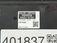 2012-2013 Toyota Prius PCM Engine Control Computer ECU ECM PCU OEM P/N:89661-47361 Fits Fits 2012 2013 OEM Used Auto Parts -
