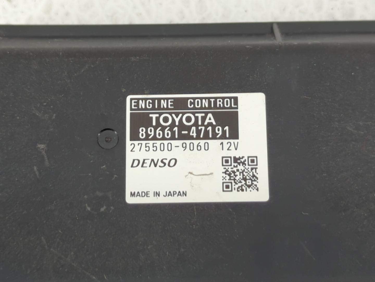 2012-2013 Toyota Prius PCM Engine Control Computer ECU ECM PCU OEM P/N:89661-47191 89661-47190 Fits Fits 2012 2013 OEM Used 