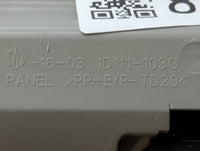 2013 Toyota Prius Overhead Roof Console - Oemusedautoparts1.com
