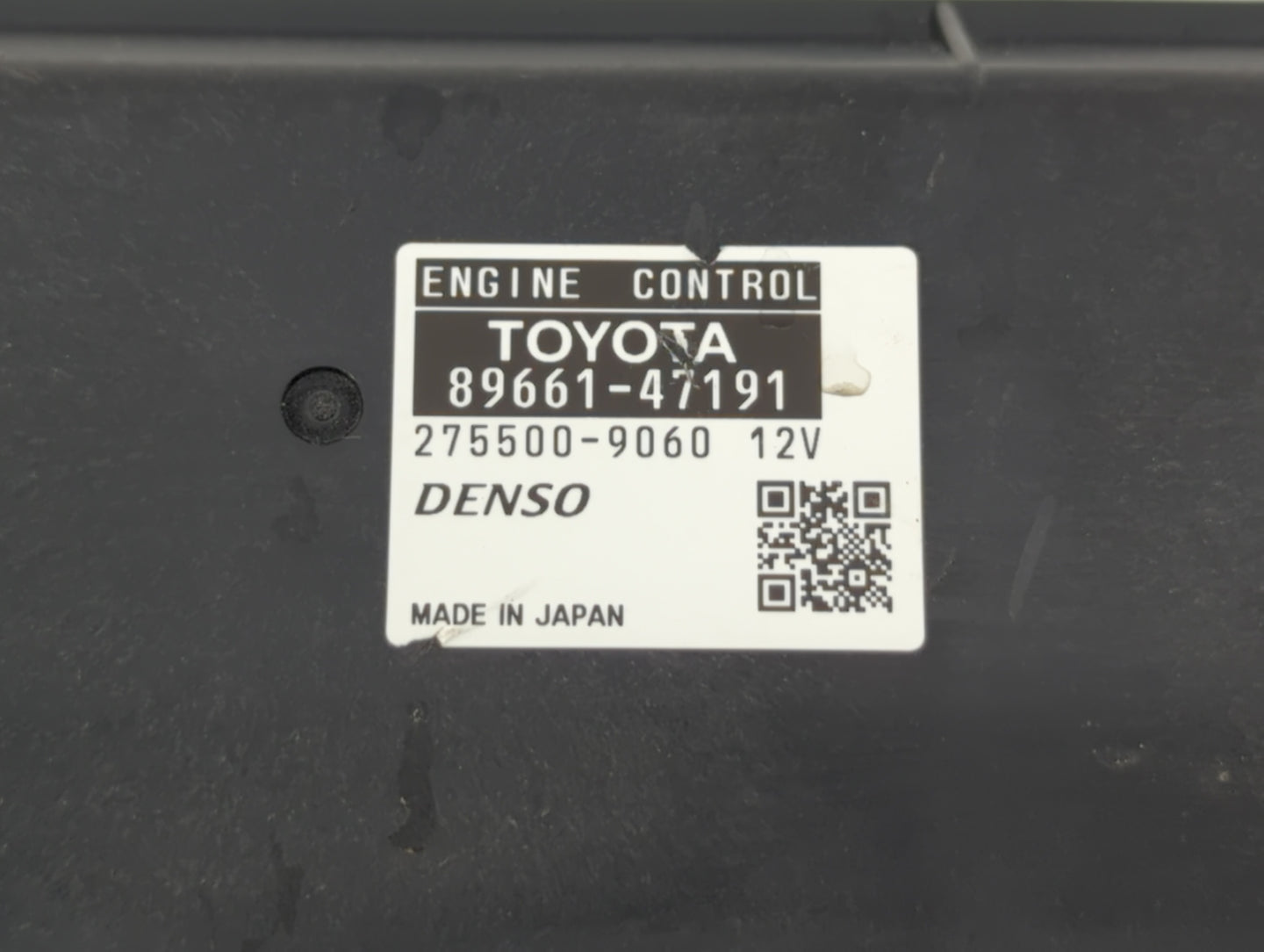 2012-2013 Toyota Prius PCM Engine Control Computer ECU ECM PCU OEM P/N:89661-47191 89661-47190 Fits Fits 2012 2013 OEM Used 