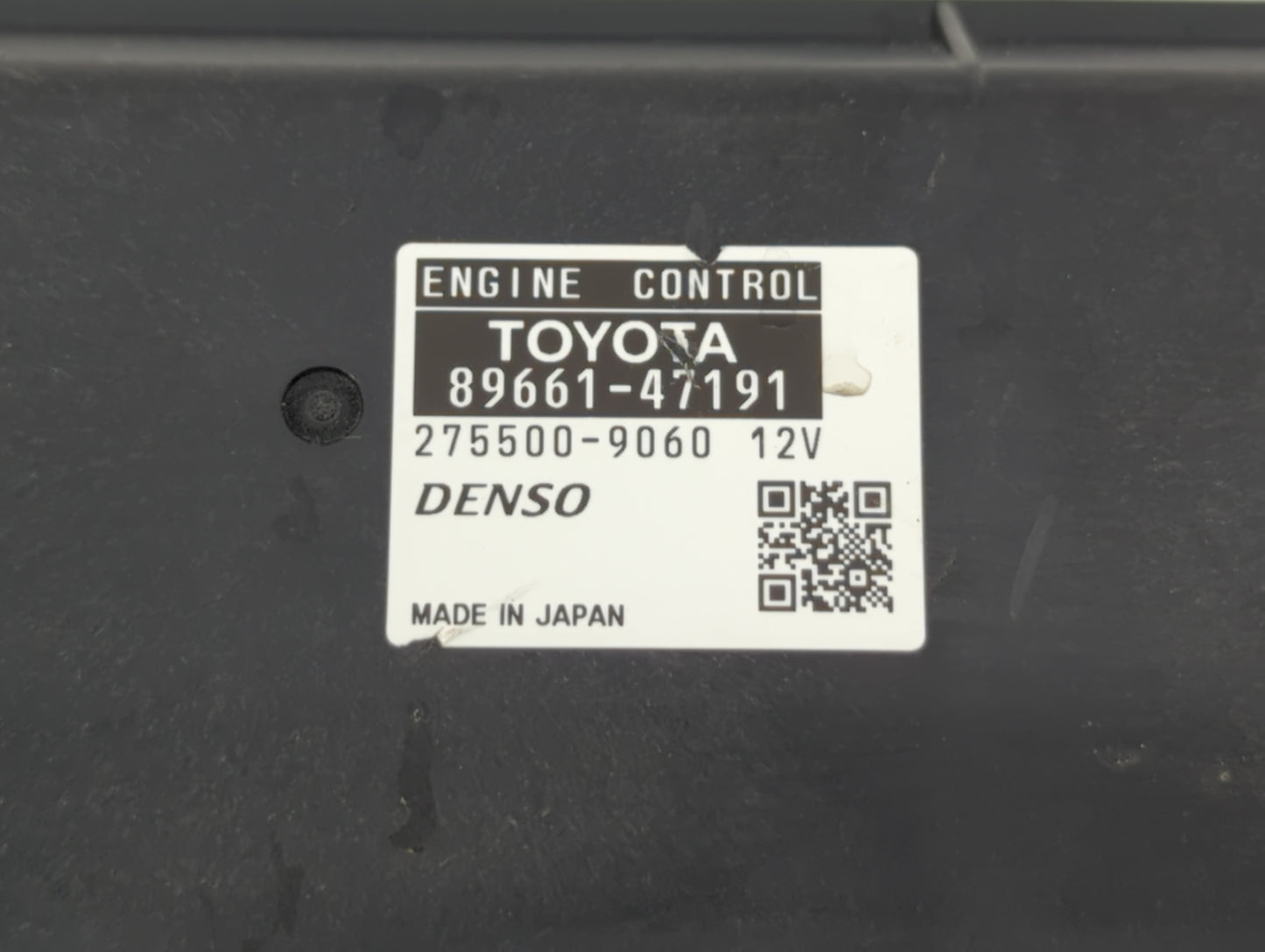 2012-2013 Toyota Prius PCM Engine Control Computer ECU ECM PCU OEM P/N:89661-47191 89661-47190 Fits Fits 2012 2013 OEM Used 