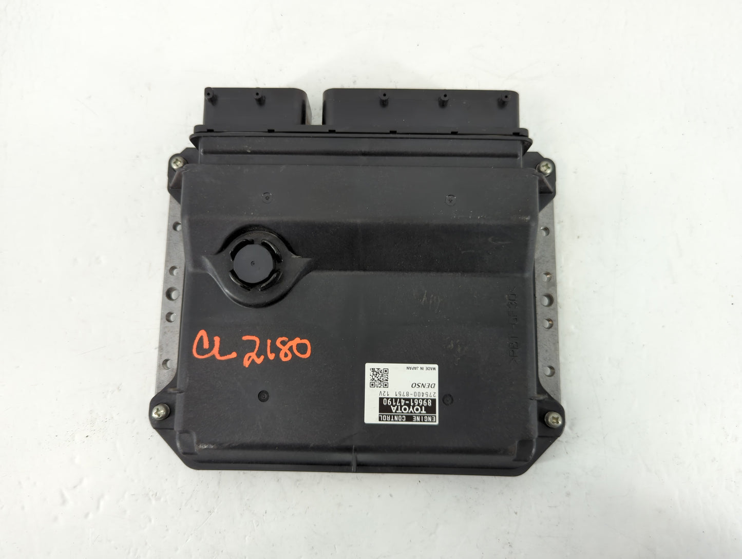 2012-2013 Toyota Prius PCM Engine Control Computer ECU ECM PCU OEM P/N:275400-8751 89661-47190 Fits Fits 2012 2013 OEM Used 