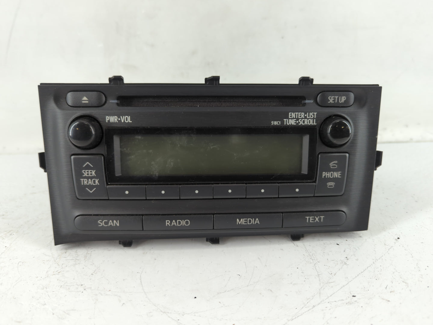 2012-2014 Toyota Prius Radio AM FM Cd Player Receiver Replacement P/N:86120-52D10 Fits Fits 2012 2013 2014 OEM Used Auto Par