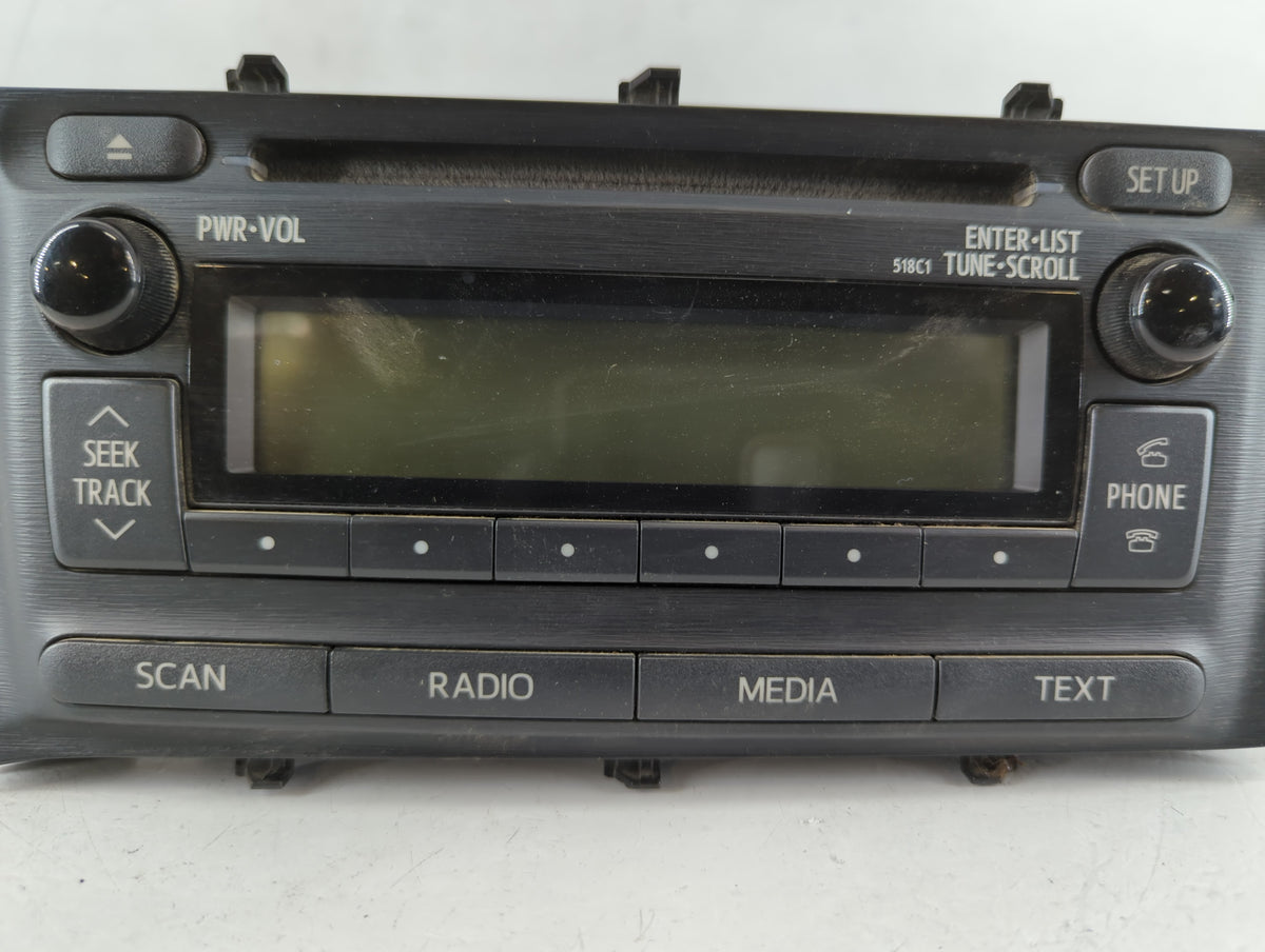 Toyota Prius Am Fm Cd Player Radio Receiver 726803 - Oemusedautoparts1.com