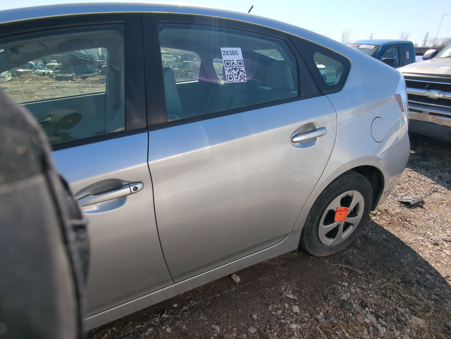 2010-2015 Toyota Prius Driver Rear Door Oem 809859 - Oemusedautoparts1.com
