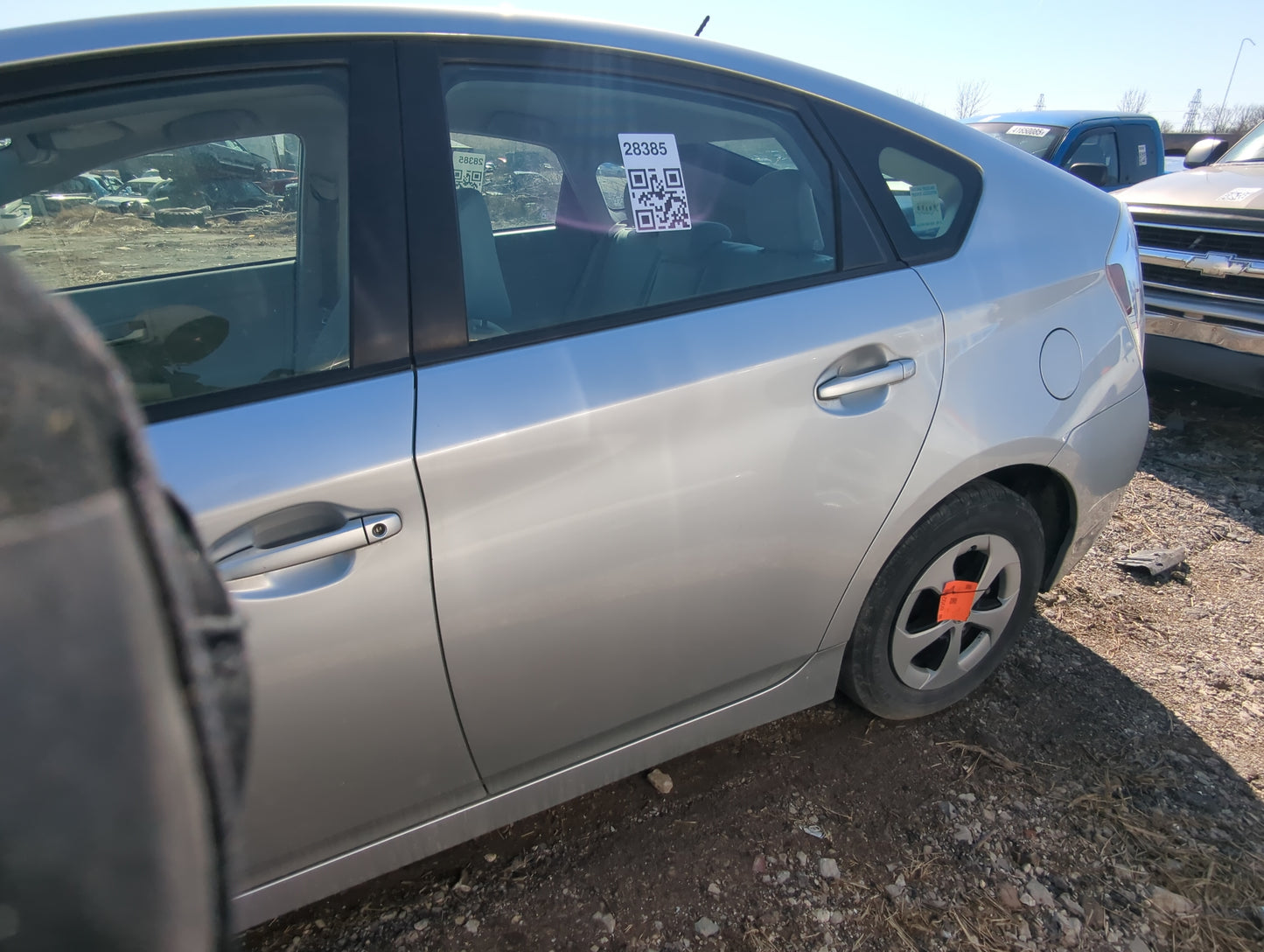 2010-2015 Toyota Prius Driver Rear Door Oem 809859 - Oemusedautoparts1.com