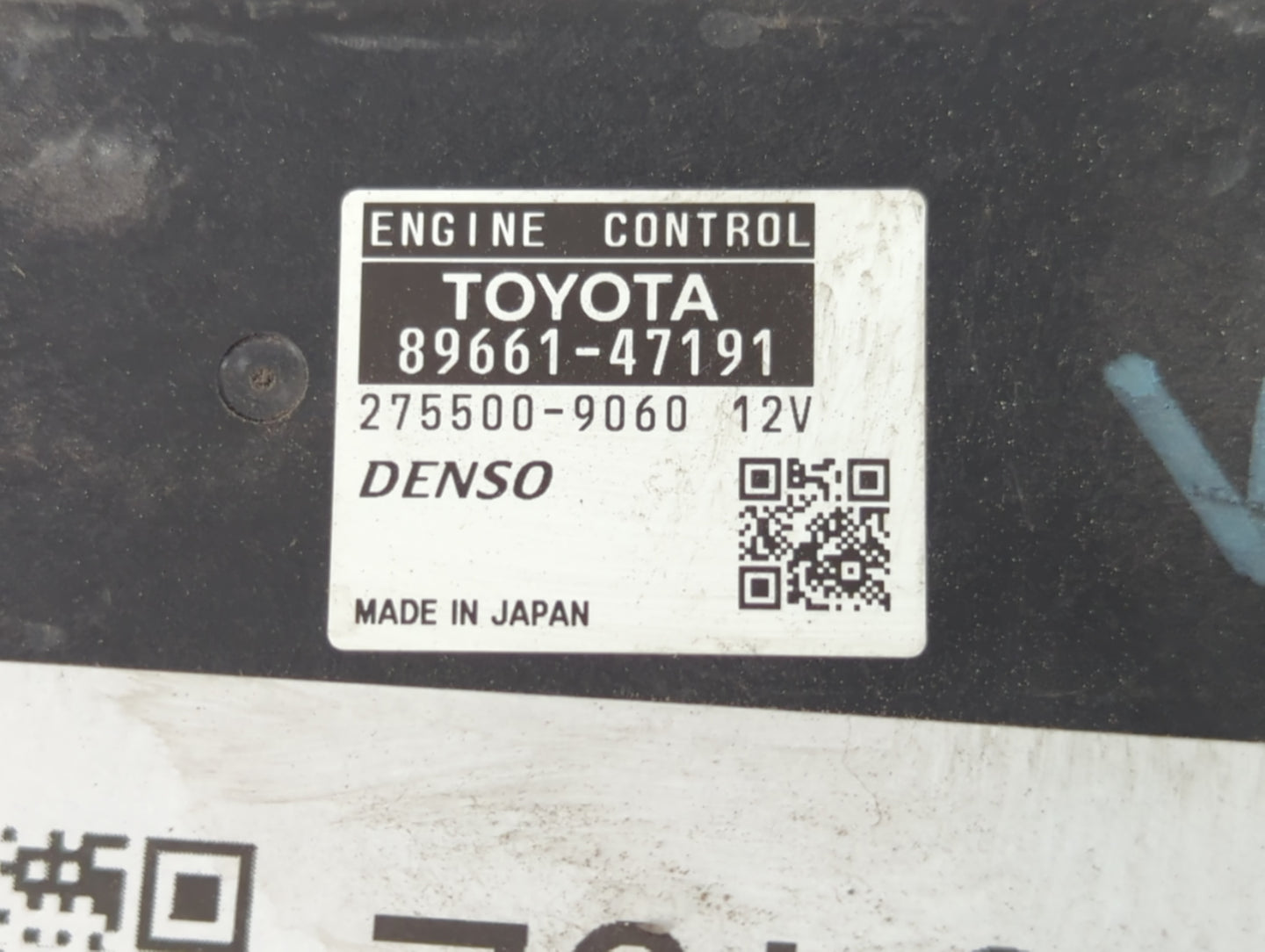 2012-2013 Toyota Prius PCM Engine Control Computer ECU ECM PCU OEM P/N:275500-9060 89661-47191 Fits Fits 2012 2013 OEM Used 