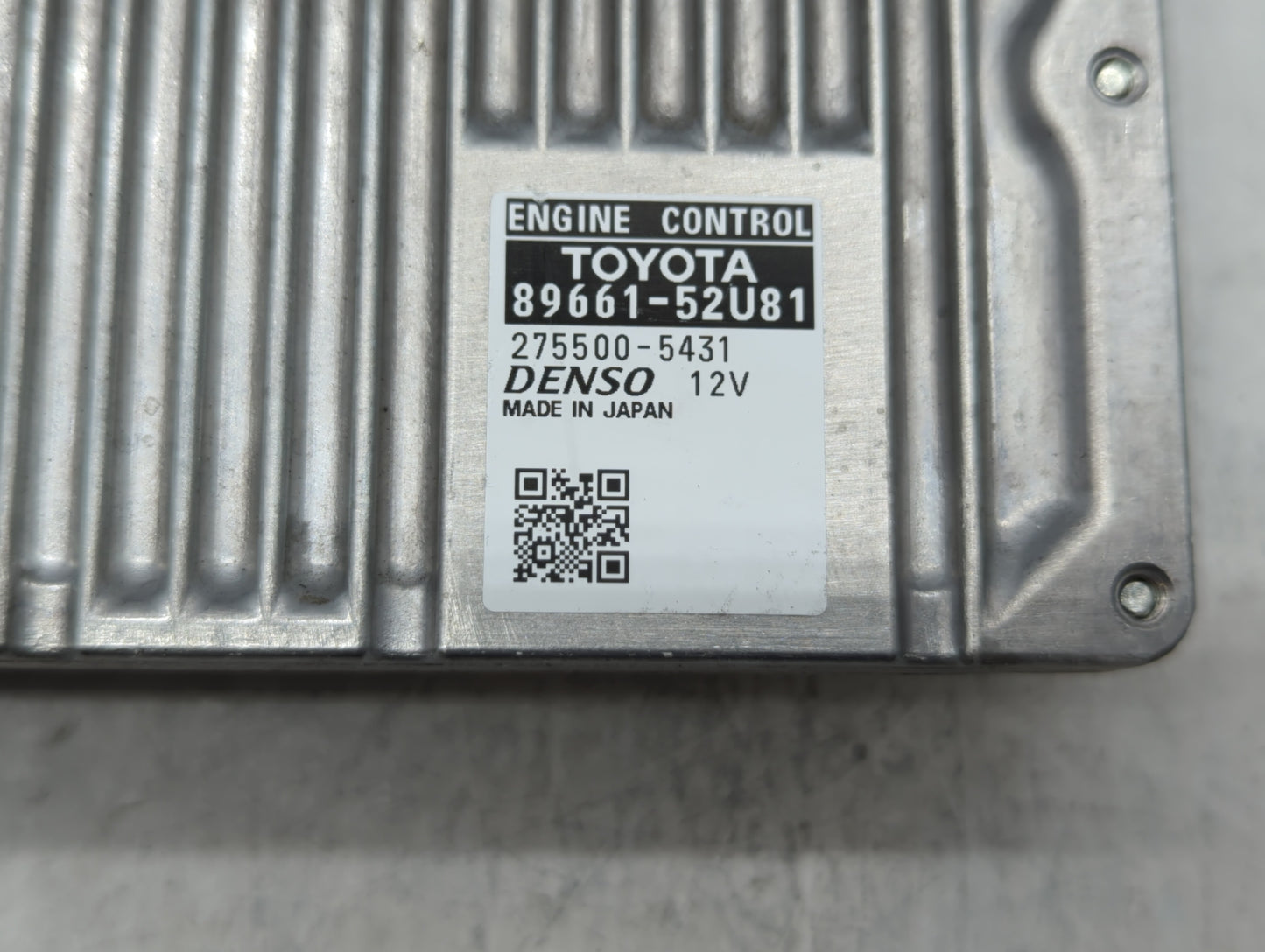 2012-2013 Toyota Prius C PCM Engine Control Computer ECU ECM PCU OEM P/N:89661-52U80 89661-52U81, 89661-52U82 Fits Fits 2012