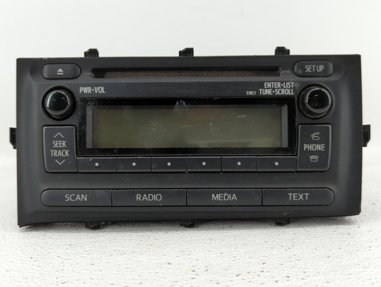 2012-2014 Toyota Prius C Radio AM FM Cd Player Receiver Replacement P/N:86120-52D10 Fits Fits 2012 2013 2014 OEM Used Auto P
