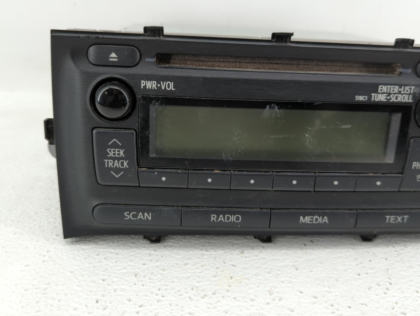 2012-2014 Toyota Prius C Radio AM FM Cd Player Receiver Replacement P/N:86120-52D10 Fits Fits 2012 2013 2014 OEM Used Auto P