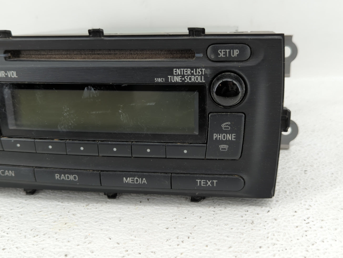 2012-2014 Toyota Prius C Radio AM FM Cd Player Receiver Replacement P/N:86120-52D10 Fits Fits 2012 2013 2014 OEM Used Auto P