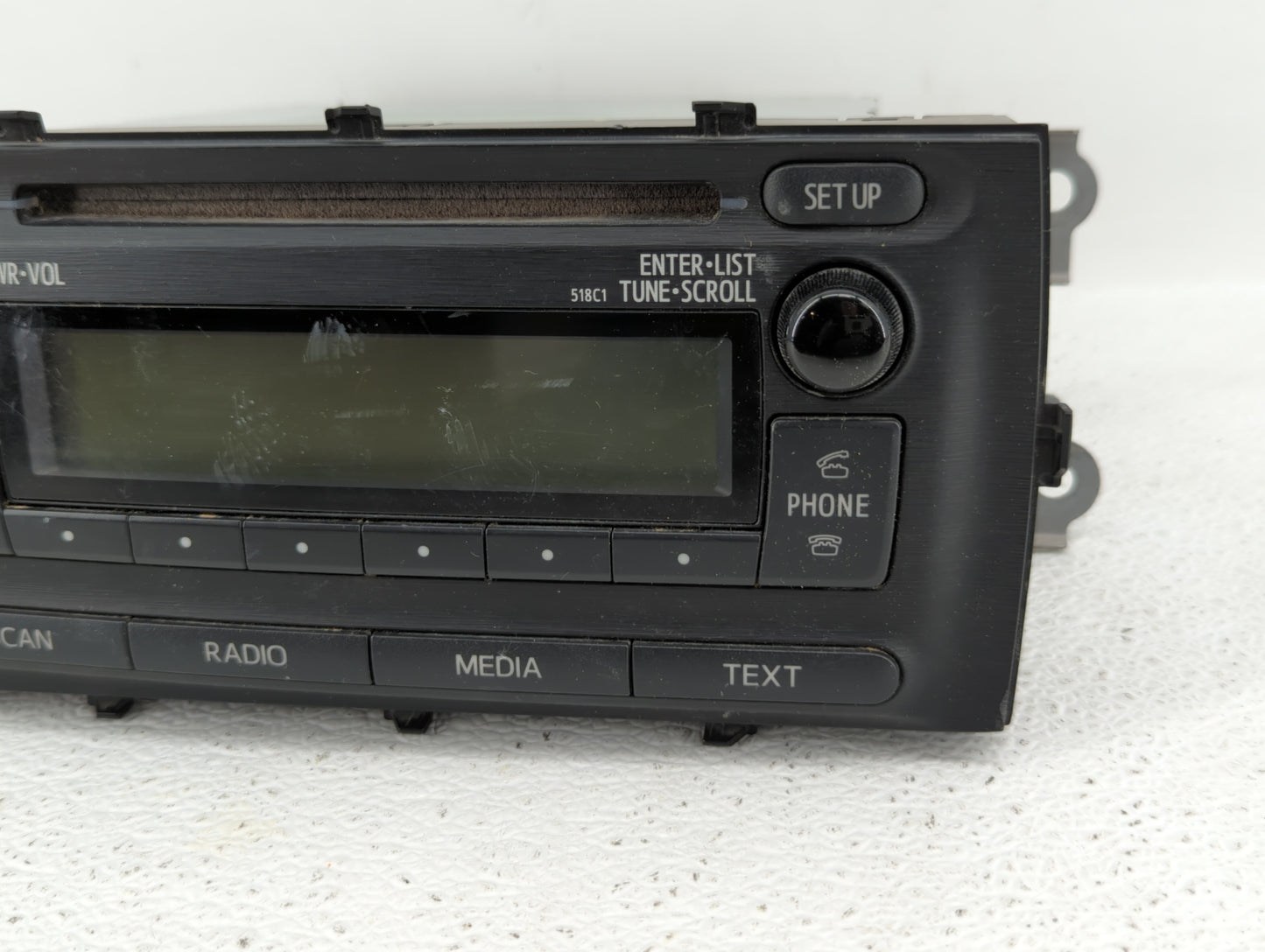 2012-2014 Toyota Prius C Radio AM FM Cd Player Receiver Replacement P/N:86120-52D10 Fits Fits 2012 2013 2014 OEM Used Auto P