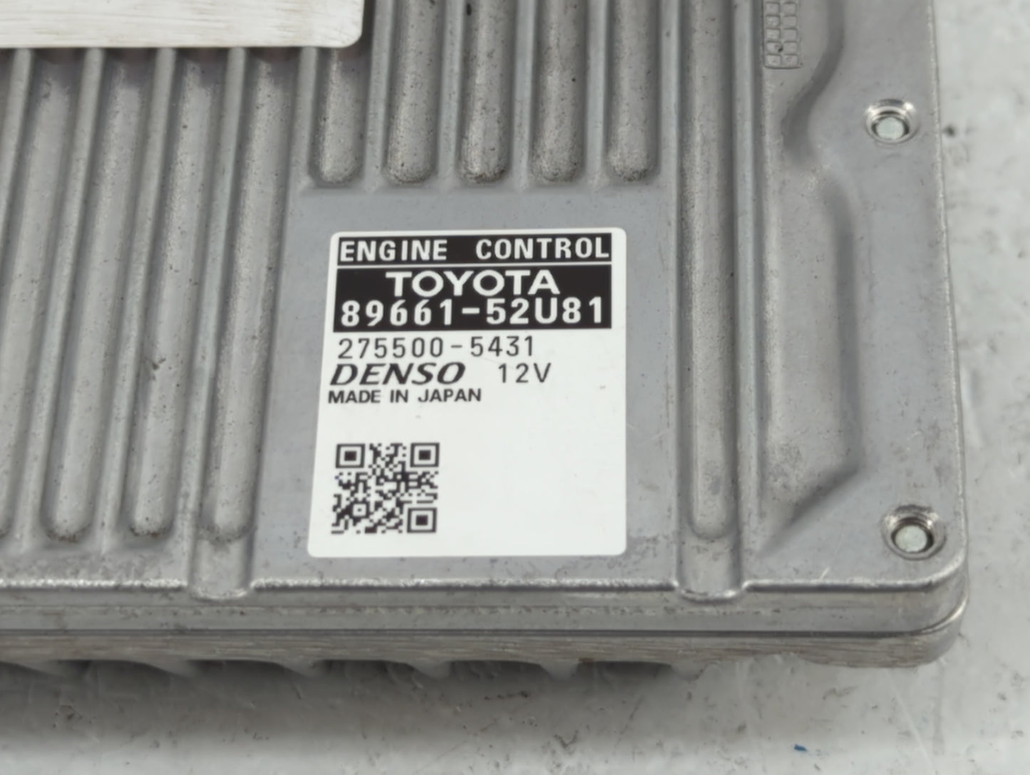 2012-2013 Toyota Prius C PCM Engine Control Computer ECU ECM PCU OEM P/N:89661-52U80 89661-52U81, 89661-52U82 Fits Fits 2012