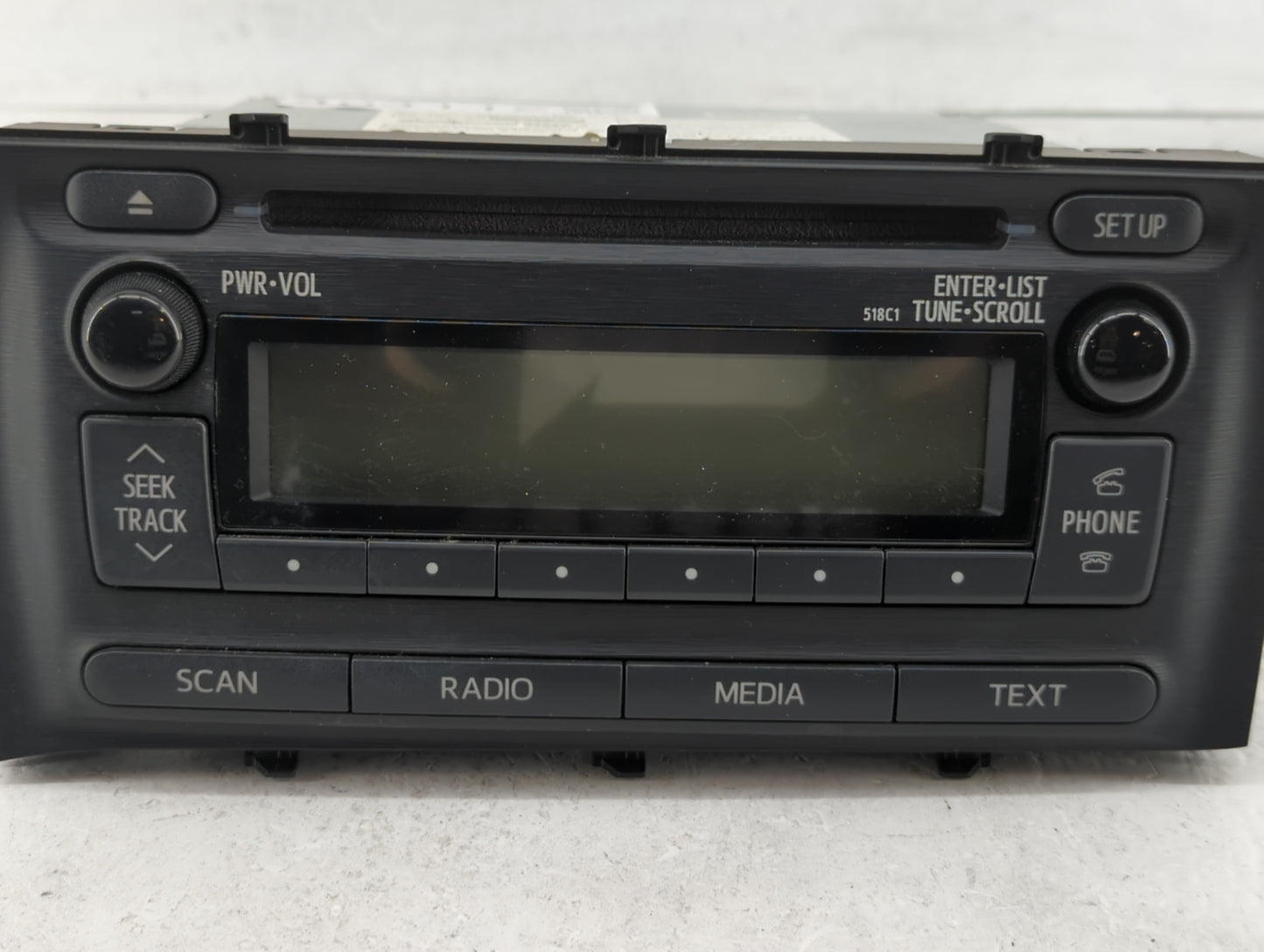 2012-2014 Toyota Prius C Radio AM FM Cd Player Receiver Replacement P/N:86120-52D10 Fits Fits 2012 2013 2014 OEM Used Auto P