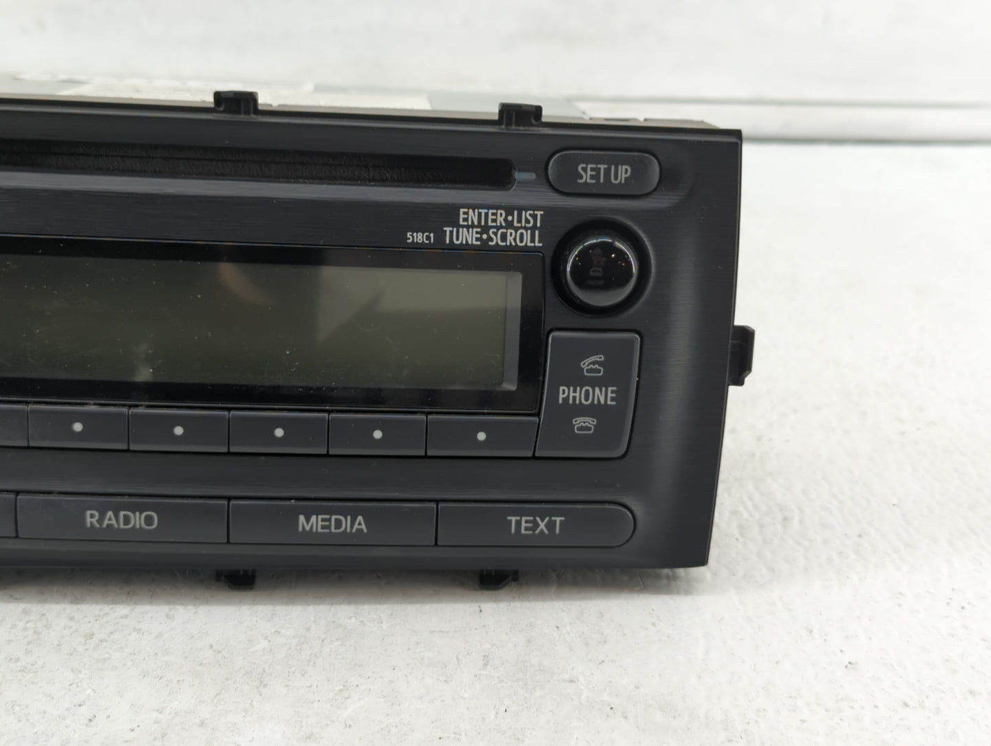 2012-2014 Toyota Prius C Radio AM FM Cd Player Receiver Replacement P/N:86120-52D10 Fits Fits 2012 2013 2014 OEM Used Auto P