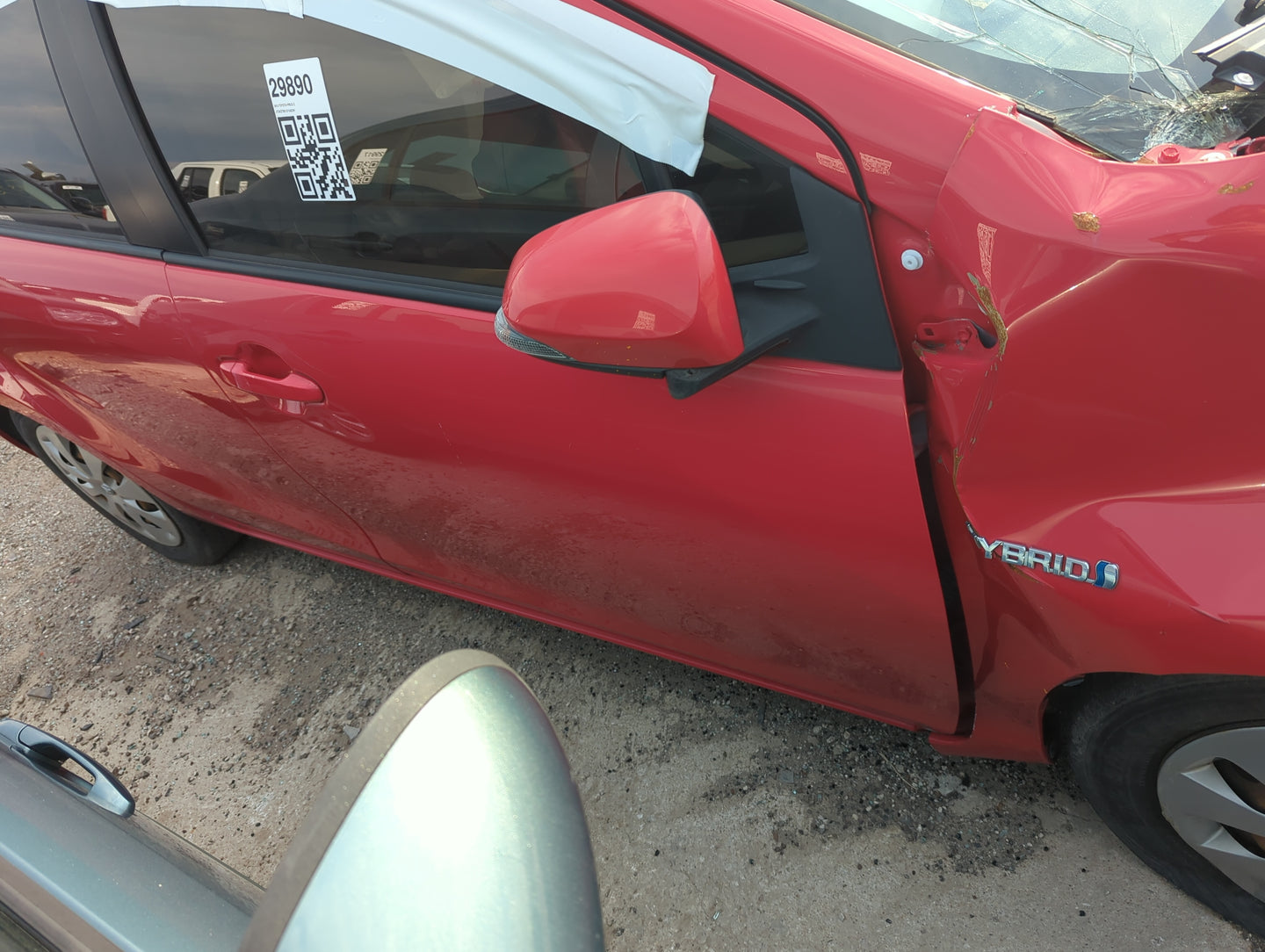 2012-2019 Toyota Prius C Passenger Front Door Oem - Oemusedautoparts1.com