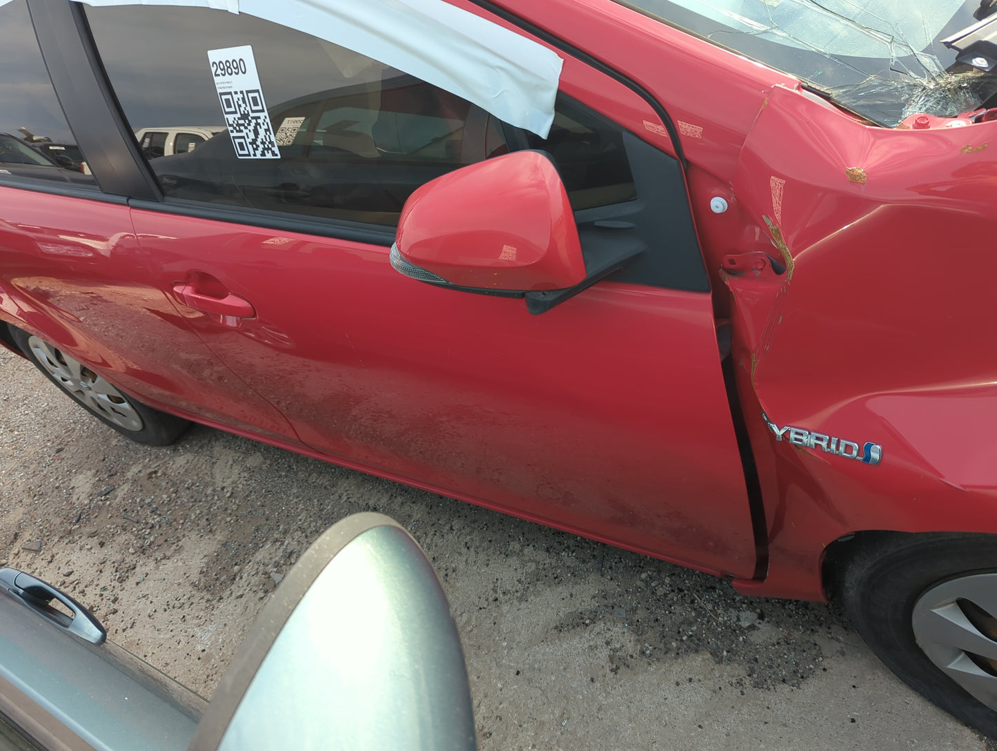 2012-2019 Toyota Prius C Passenger Front Door Oem - Oemusedautoparts1.com